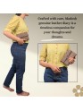 Genuine Leather Buff Garden Embossed Grimoire Journal Brown Plain Diary Notebook